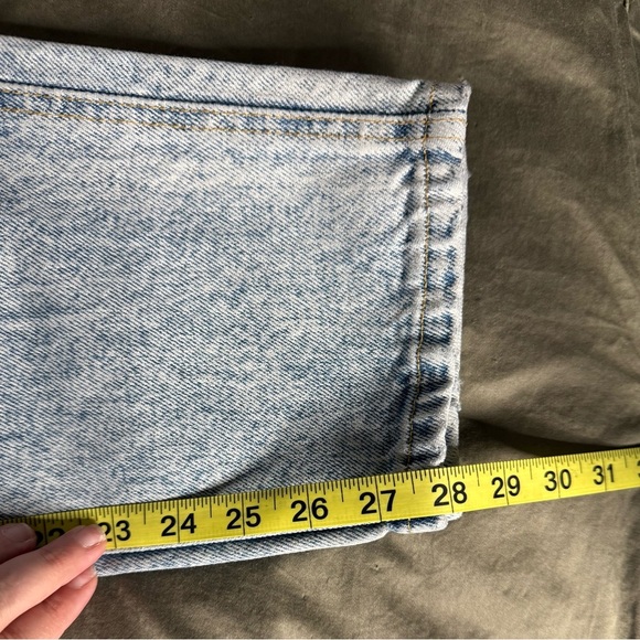 Vtg LEE Acid Wash Jeans Size 14 Medium High Rise Tapered Fit 80s/90s Y2K RARE - Picture 13 of 14